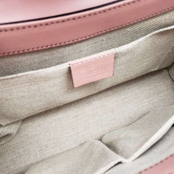 Authentic Gucci Emily Medium Leather Shoulder Bag - Picture 11 of 15